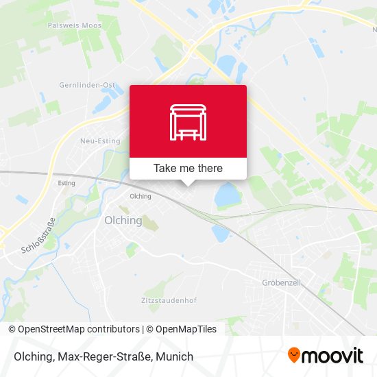 Olching, Max-Reger-Straße map