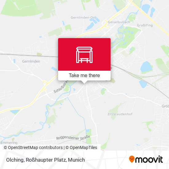 Карта Olching, Roßhaupter Platz