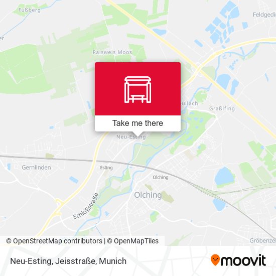Neu-Esting, Jeisstraße map