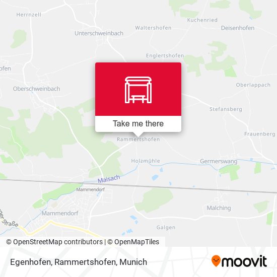 Egenhofen, Rammertshofen map