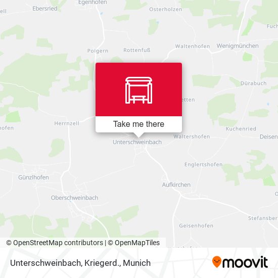Unterschweinbach, Kriegerd. map