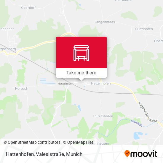 Hattenhofen, Valesistraße map