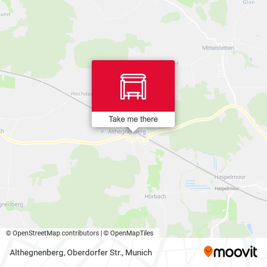 Althegnenberg, Oberdorfer Str. map