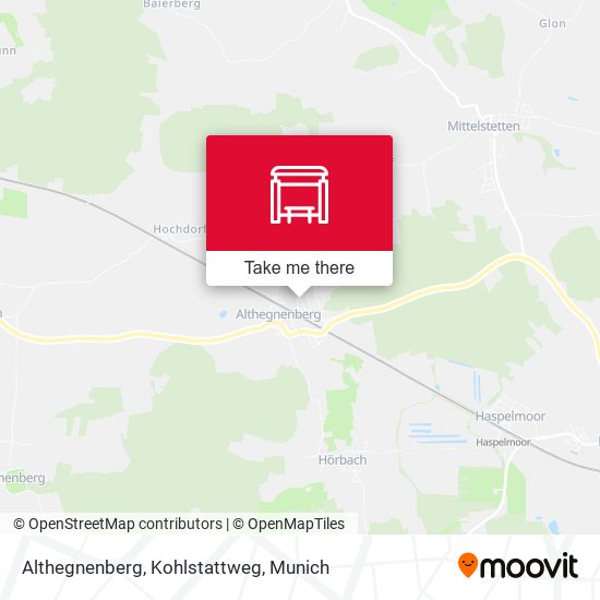 Althegnenberg, Kohlstattweg map