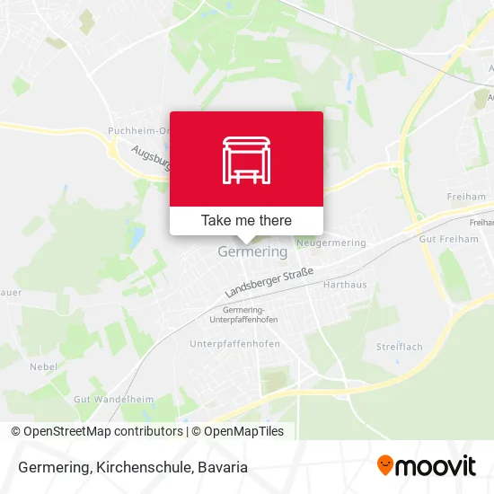 Карта Germering, Kirchenschule