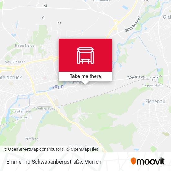 Emmering Schwabenbergstraße map