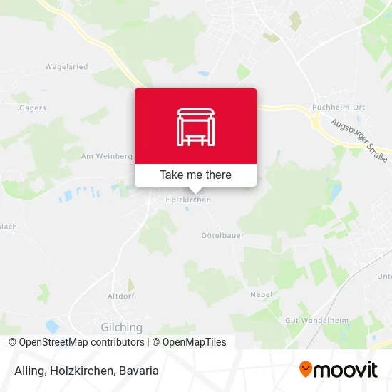 Карта Alling, Holzkirchen