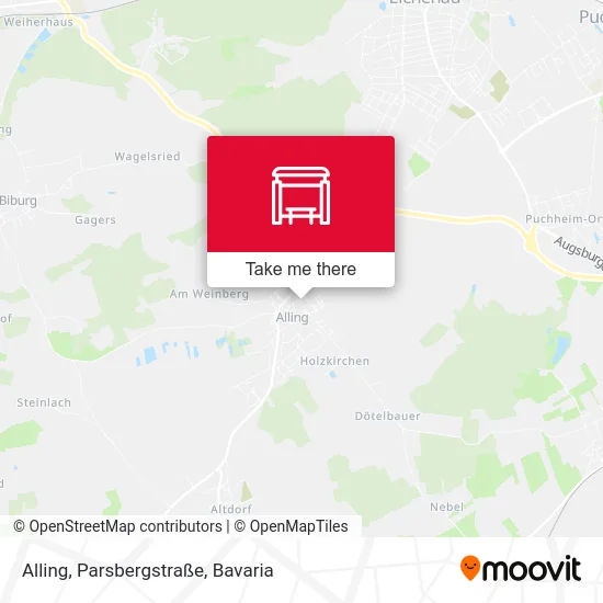 Карта Alling, Parsbergstraße