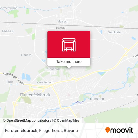 Fürstenfeldbruck, Fliegerhorst map