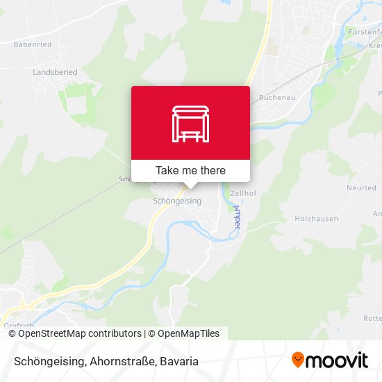 Schöngeising, Ahornstraße map