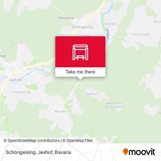 Schöngeising, Jexhof map