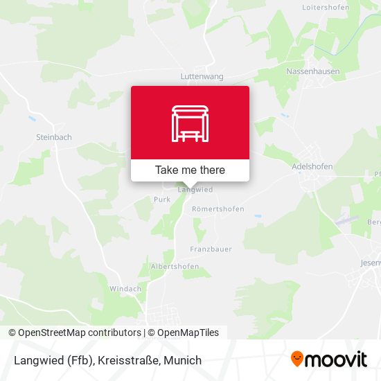 Langwied (Ffb), Kreisstraße map