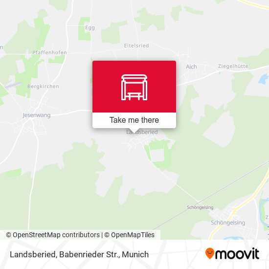 Landsberied, Babenrieder Str. map