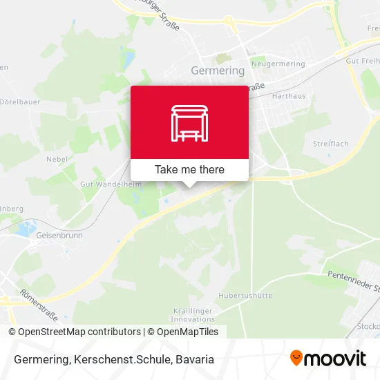 Карта Germering, Kerschenst.Schule