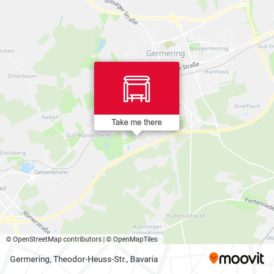 Germering, Theodor-Heuss-Str. map
