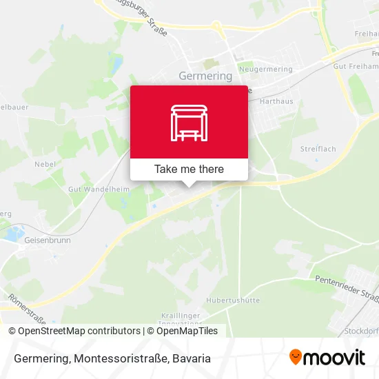 Карта Germering, Montessoristraße