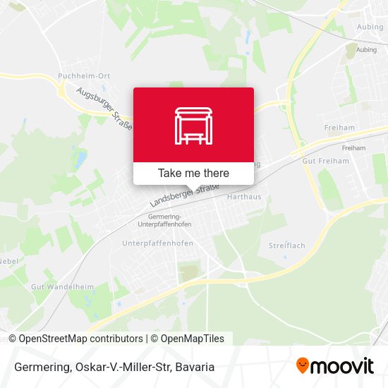 Germering, Oskar-V.-Miller-Str map