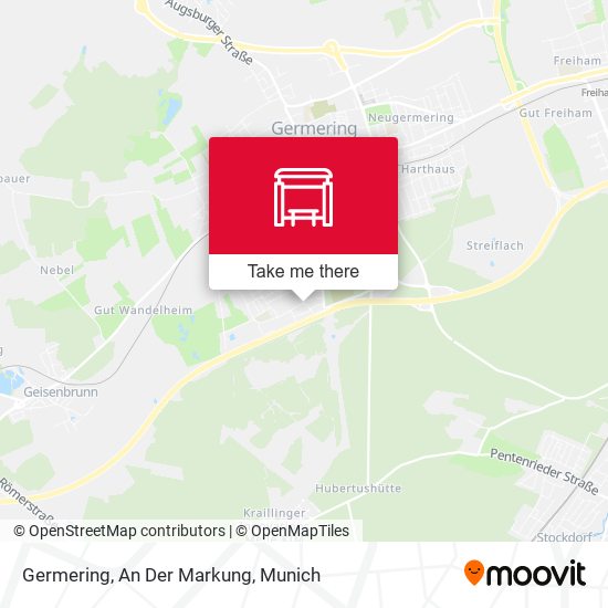 Germering, An Der Markung map