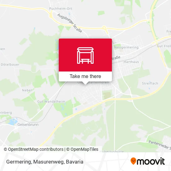 Карта Germering, Masurenweg