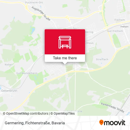 Карта Germering, Fichtenstraße