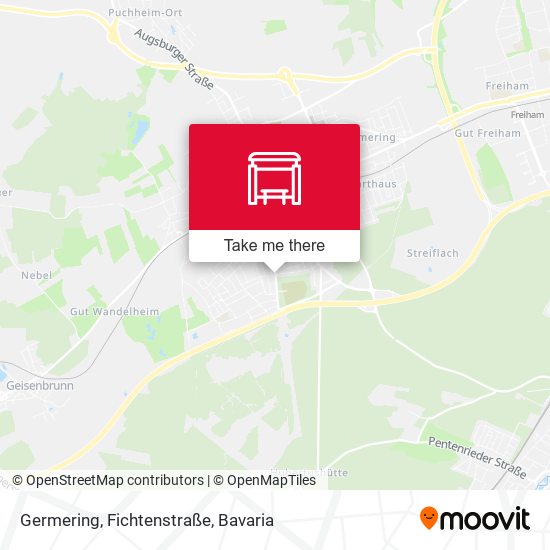 Карта Germering, Fichtenstraße