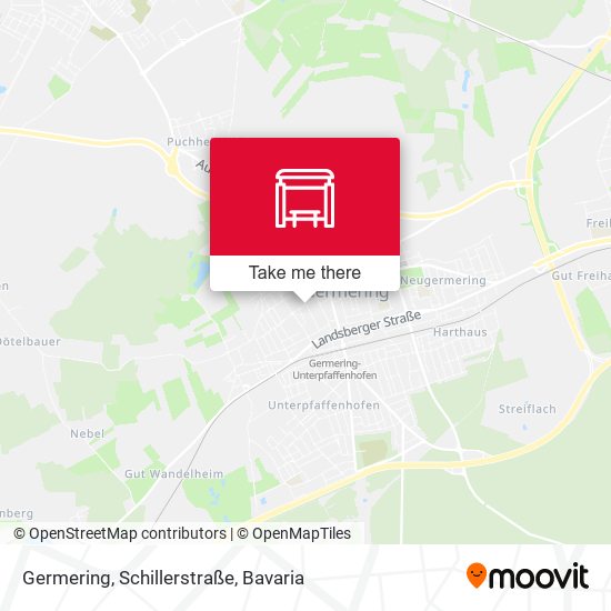 Germering, Schillerstraße map