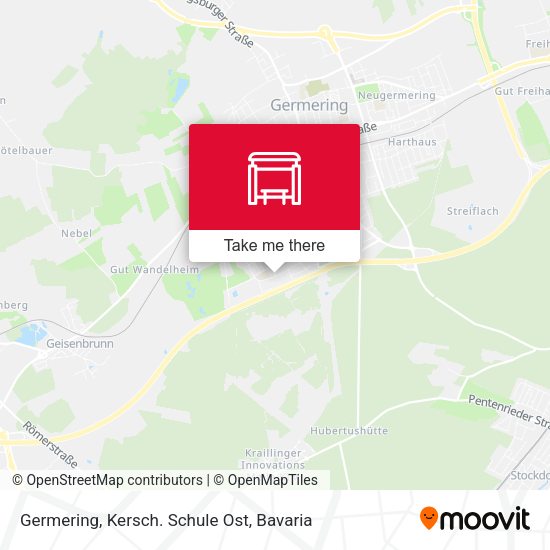 Germering, Kersch. Schule Ost map