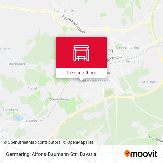 Germering, Alfons-Baumann-Str. map