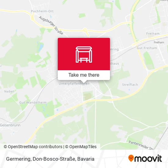Карта Germering, Don-Bosco-Straße