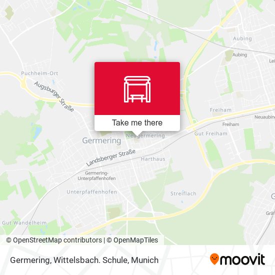 Germering, Wittelsbach. Schule map