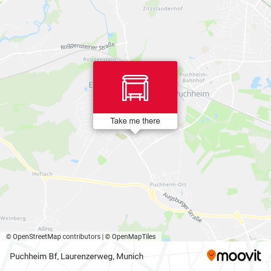Puchheim Bf, Laurenzerweg map