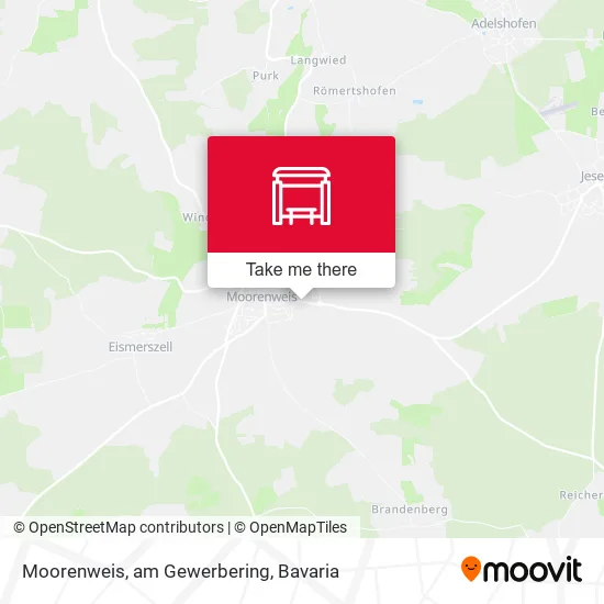 Карта Moorenweis, am Gewerbering
