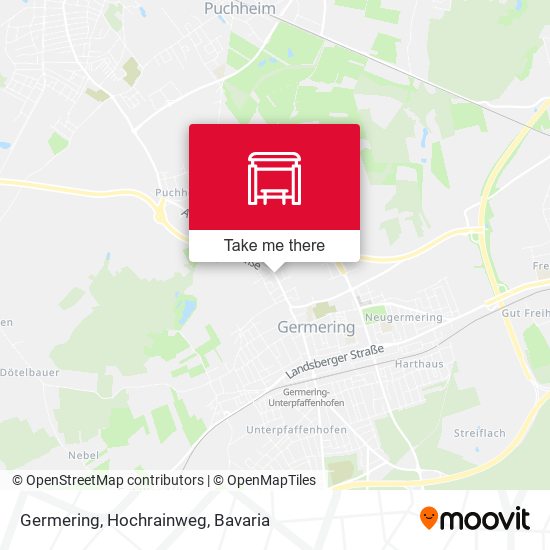 Карта Germering, Hochrainweg