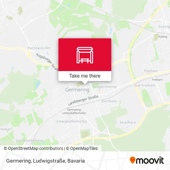 Карта Germering, Ludwigstraße
