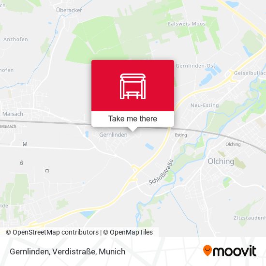 Gernlinden, Verdistraße map