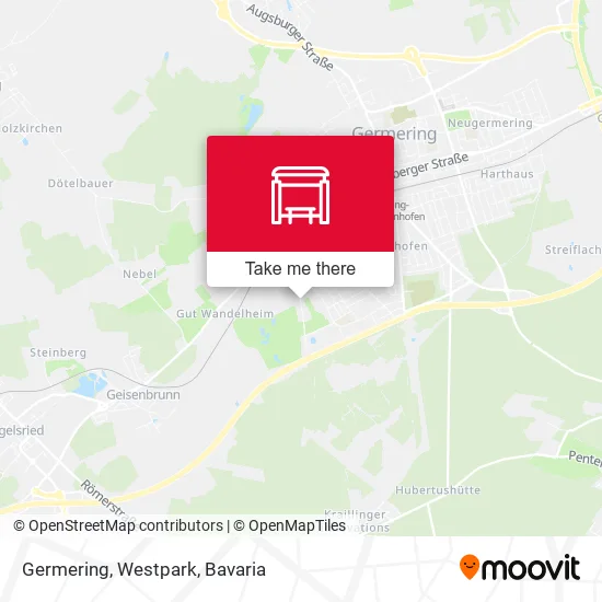 Карта Germering, Westpark