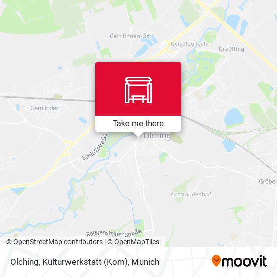 Olching, Kulturwerkstatt (Kom) map
