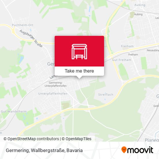 Карта Germering, Wallbergstraße