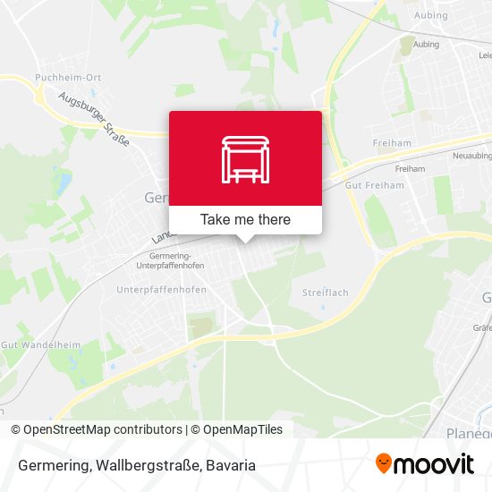 Germering, Wallbergstraße map