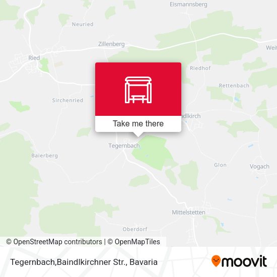 Tegernbach,Baindlkirchner Str. map