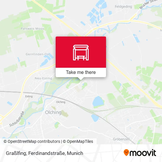 Карта Graßlfing, Ferdinandstraße
