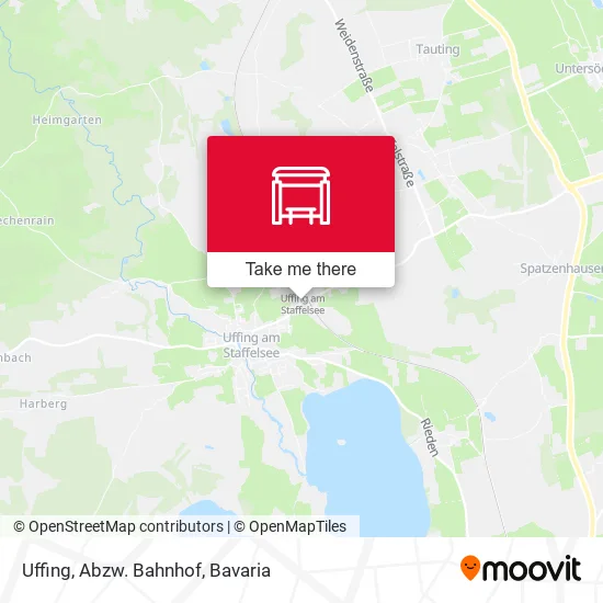 Карта Uffing, Abzw. Bahnhof