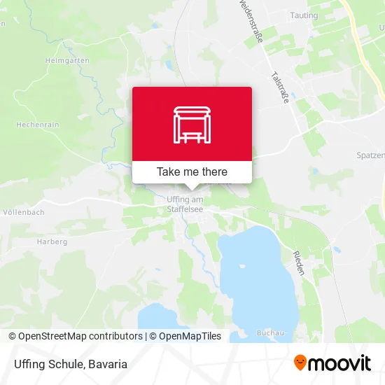 Карта Uffing Schule