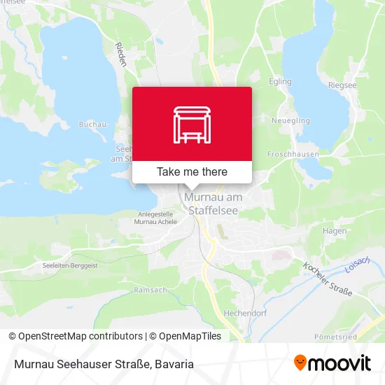Карта Murnau Seehauser Straße