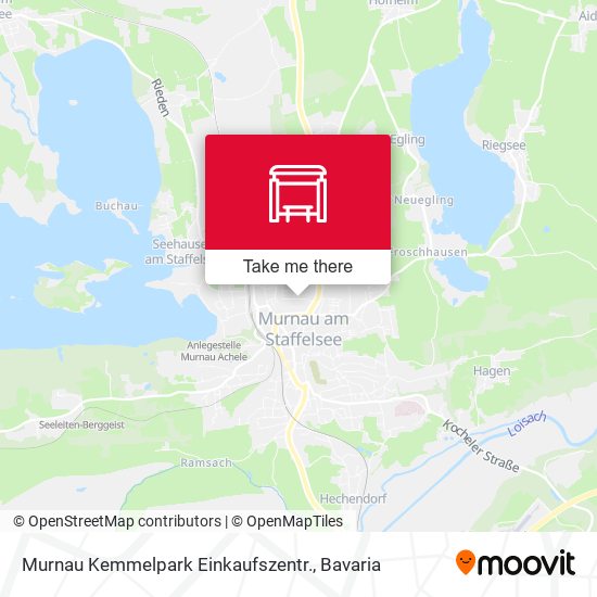 Murnau Kemmelpark Einkaufszentr. map