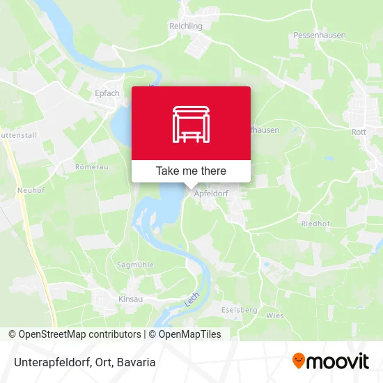 Карта Unterapfeldorf, Ort