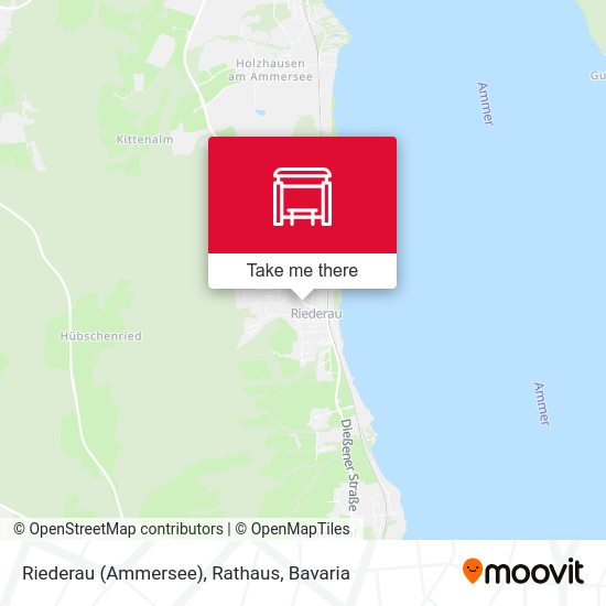 Riederau (Ammersee), Rathaus map