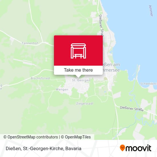 Dießen, St.-Georgen-Kirche map