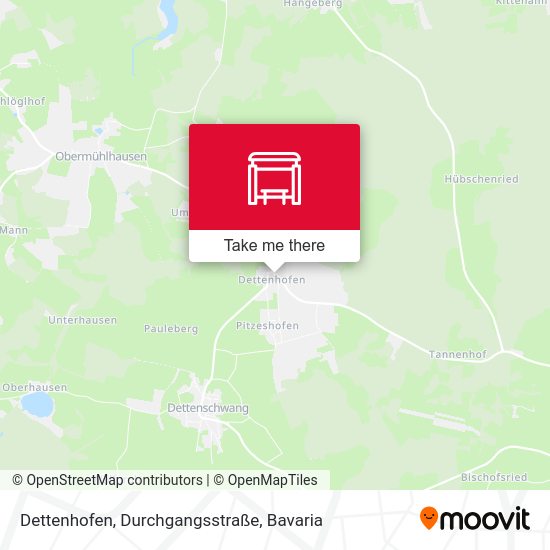 Dettenhofen, Durchgangsstraße map
