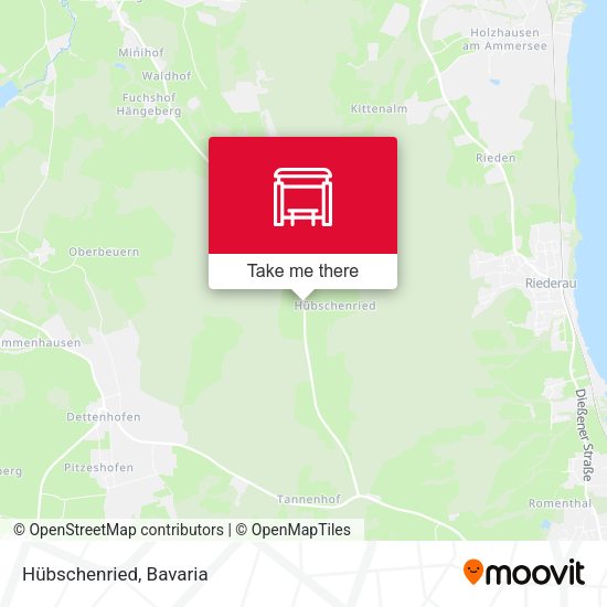 Hübschenried map